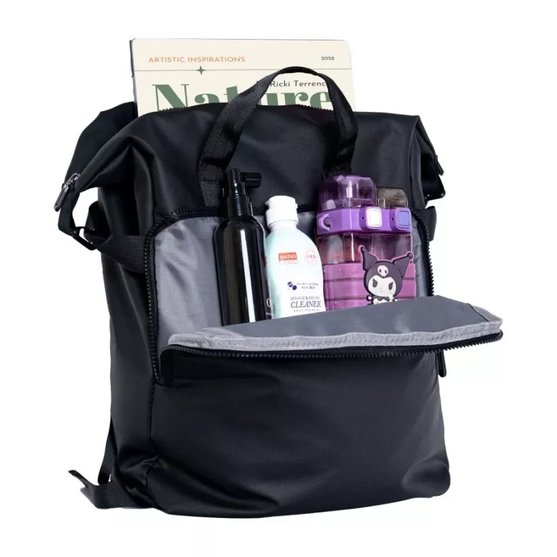 Mochila de viagem NOVEEN CTB300 – 40×50×16 cm, poliéster, 2 compartimentos, impermeável, compartimento para portátil
