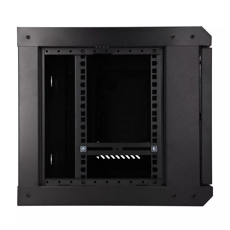 EXTRALINK LITE 6U 530X400 Armário de rack de parede preto com prateleira