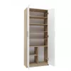 Arquivo OLIV 2D 74x35x180 cm, carvalho Sonoma/branco