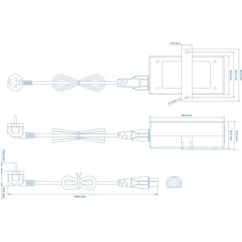 Injetor PoE TELTONIKA PR324EUB 24W Injetor PoE para dispositivo Ethernet único