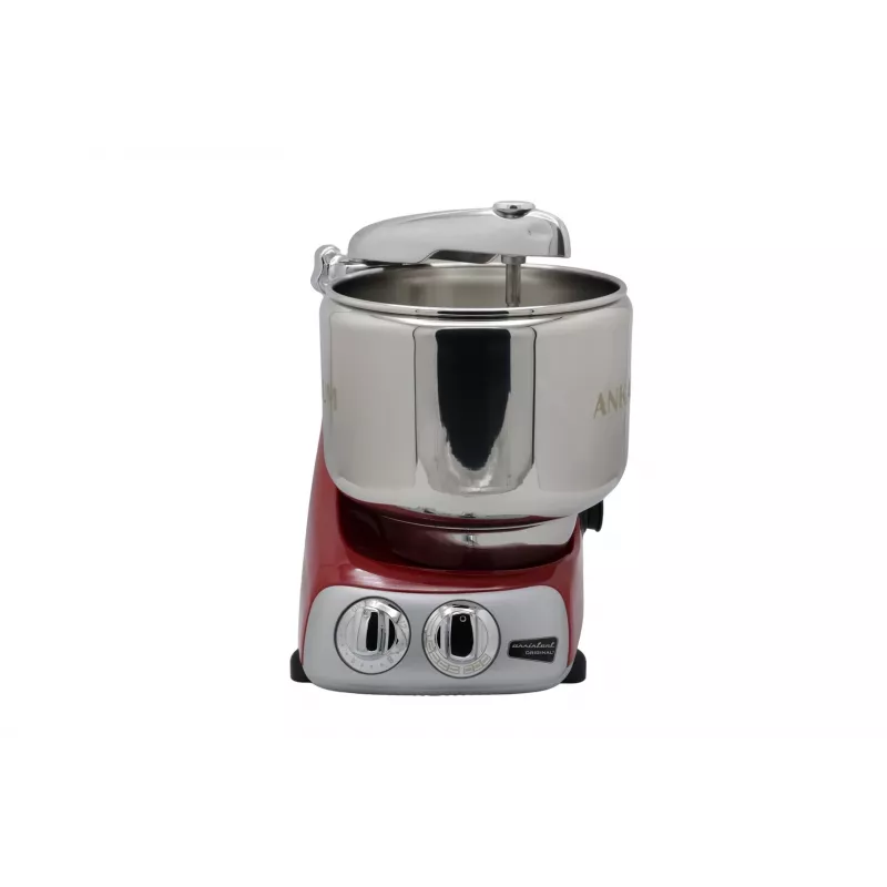 Robot de cozinha Ankarsrum Assistent Original AKR 6230 RD — 1500 W, tigela de aço inoxidável de 7 L, corpo em metal, vermelho