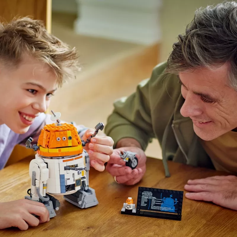 Conjunto de construção LEGO Star Wars Chopper C1-10P modelo de droide astromecânico 75416, 1039 peças, idade 10+, altura 220 mm