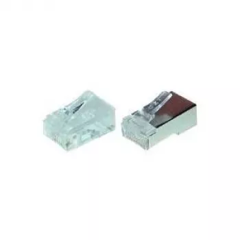 shiverpeaks BASIC-S Ficha modular RJ45, não blindada, 8 polos, 8 contactos ocupados, contactos banhados a ouro, em (BS72051-100)