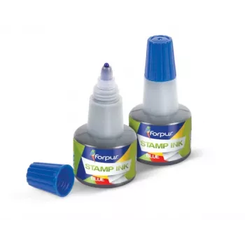 Tinta para almofada de carimbo Forpus, 30 ml azul 1223-030
