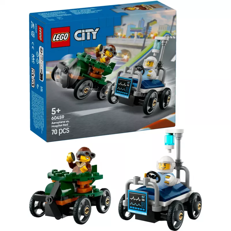 LEGO CITY 60459 Avião contra cama de hospital