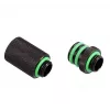 Bitspower Conjunto Direct-Connect reto G1/4 inch macho - extra longo, Preto