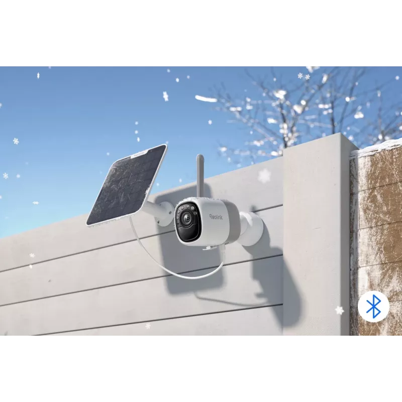 Câmara Bullet exterior Reolink Série Altas G650 com SolarPanel 3 – 4 MP, 4 mm, IP66, H.264/H.265, Micro SD até 512 GB