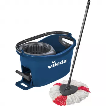 Mopa VILEDA TurEasyWring & Clean Box 167756 com balde e espremedor