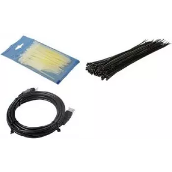 Abraçadeiras LogiLink KAB0040B 400 x 4,4 mm preto nylon
