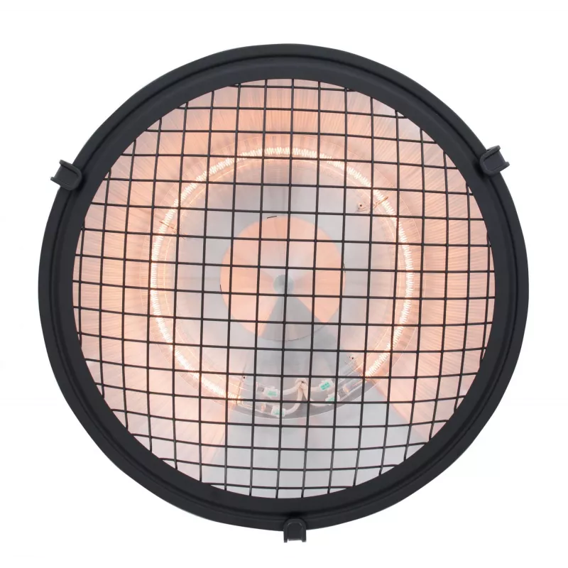Sunred IND-2100H - Aquecedor de teto 2100 W, preto