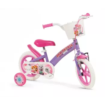 Bicicleta infantil 12 Paw Patrol roxa 1180 menina TOIMSA