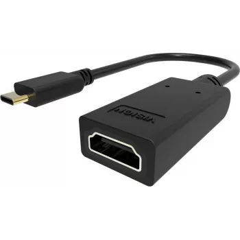 Adaptador de vídeo VISION conector macho USB-C para conector fêmea HDMI, 4K60Hz (3840×2160), preto