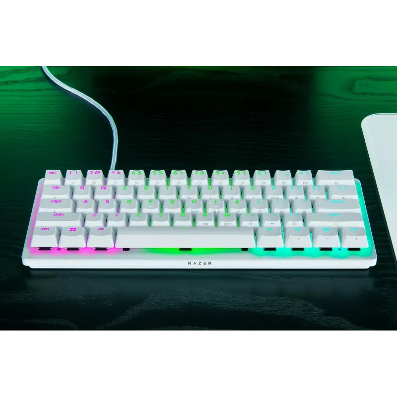 Razer Huntsman V3 Pro Mini teclado gaming com fio, 60%, Analog Optical Gen-2, US, preto