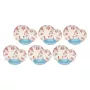 Serviço de mesa Rose&Tulipani R18400TA18 para 6 pessoas, conjunto de porcelana de 18 peças