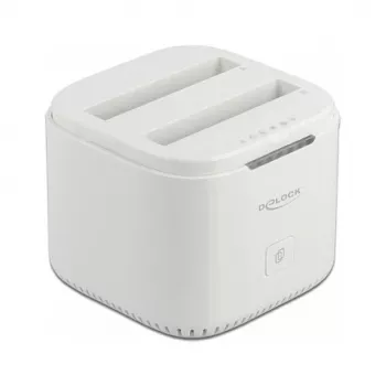 Estação de acoplamento DeLOCK USB Type-C™ 3.2 para 2 x discos/SSD SATA de 2,5 polegadas