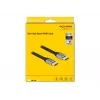 Delock - Cabo HDMI Ultra High Speed - HDMI macho para HDMI macho - 50 cm - Isolamento triplo - Cinzento - Contactos banhados a ouro, suporta 8K 6