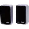 Sensor fotoelétrico Nice EPMB 30m preto cinzento policarbonato