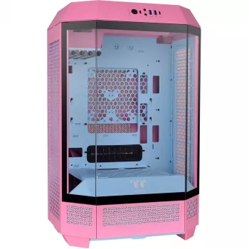 Thermaltake The Tower 300 Bubble Pink rosa vidro temperado - Midi/Mini Tower - ATX