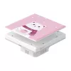 Cobertura decorativa Sonoff T5-1C-86-cartoon para interruptor tátil — moldura simples 86x86 mm painel
