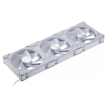 Ventoinha para caixa Phanteks D30-140 140mm branca PWM pack de 3 — 140x30 mm, 250–1800 U/min, FDB