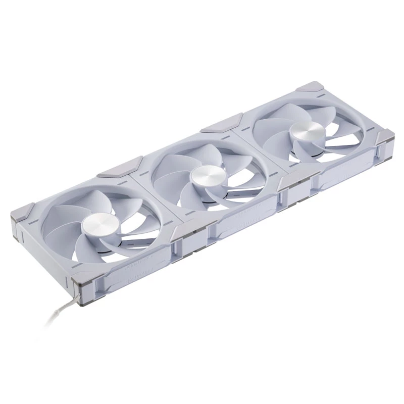 Ventoinha para caixa Phanteks D30-140 140mm branca PWM pack de 3 — 140x30 mm, 250–1800 U/min, FDB