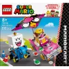 Conjunto de brinquedo de construção LEGO 72038 Super Mario Mario Kart Wario King Buu Huu – figuras de personagens e elementos de pista