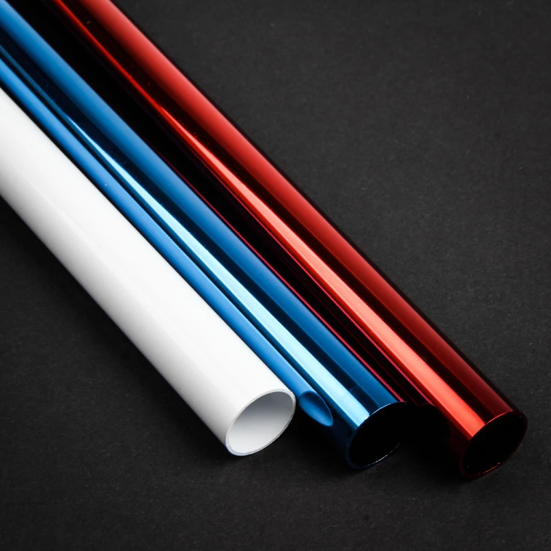 Tubo rígido Bitspower 16 mm AD tubo de latão com extremidade biselada, 500 mm, pintado de branco