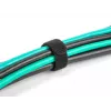 Abraçadeira de cabos de velcro DeLOCK 19075 300x12mm preta 10 unid.