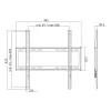 Suporte de parede para TV LogiLink BP0036 139,7 cm (55