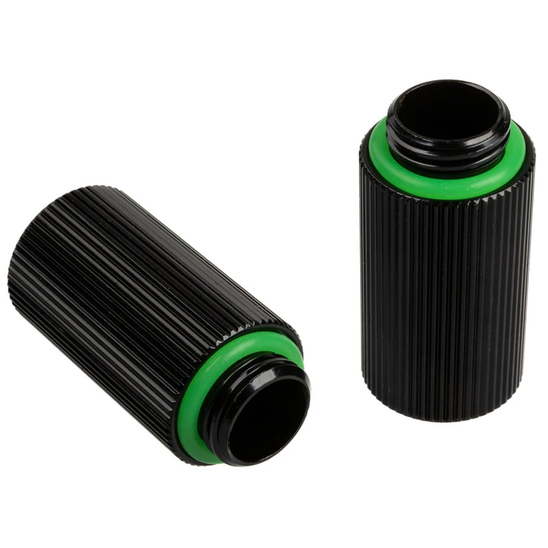 Adaptador BitsPower G1/4 rosca macho para G1/4 rosca fêmea — TA-F63-GB, conetor de refrigeração líquida metálico
