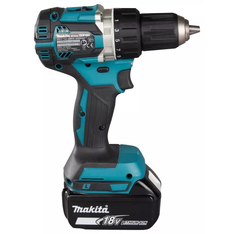 Berbequim Makita DDF484RFJ 2000 RPM 1,8 kg preto, azul