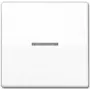 Jung AS 591 KO5BFS WW Tecla basculante para interruptor de controlo, branco