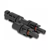 Conector para módulo solar DeLOCK DL4 1 macho para 2 fêmea preto