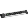 Régua de tomadas Bachmann CONNECTUS BM005920 — 6x tomadas CEE7, 1x USB-A 22W, cabo de 2,0 m