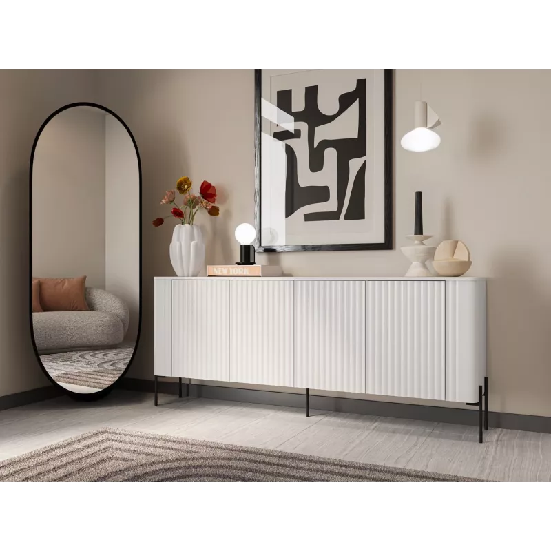 Cómoda VERA 190x40x80 branco mate