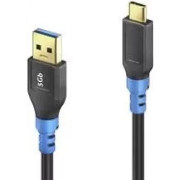 Cabo USB PureLink FI-U320-020 2m USB 3.2 Gen 1 USB A USB C preto azul
