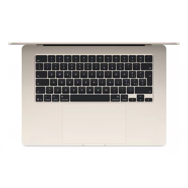 MacBook Air 15, Starlight, M4 (10-CPU/10-GPU), 24 GB, 512 GB, alemão, fonte de alimentação 35W Dual USB-C, MC6K4D/A