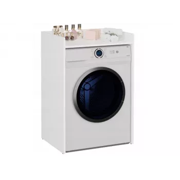 Armário Top e shop POLA para lavandaria para máquina de lavar – branco