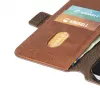 PhoneWallet Krusell para Samsung Galaxy S21+ vintage cognac — capa de telemóvel com carteira