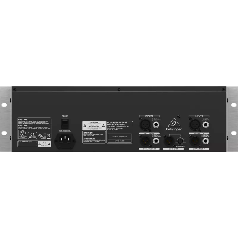 Behringer FBQ6200 equalizador de áudio