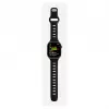 Pulseira para relógio Nomad Tempo Band preta borracha, 18 mm de largura, compatível com pulsos 135–175 mm
