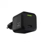 Carregador para dispositivos móveis Green Cell CHARGC06, USB-C 33W, Quick Charge 3.0, entrada AC 100–240V, preto