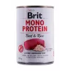 BRIT Mono Protein Beef & Rice - comida húmida para cães - 400g