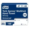 Toalhas de papel intercaladas Tork Xpress Multifold Universal H2, 2 folhas, 23,4 x 21,3 cm (20 unid.)