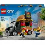 LEGO City Carrinha de Hambúrgueres Food Truck Brinquedo para rapazes e raparigas a partir de 5 anos, veículo de construção, conjunto de cozinha com minifigura de vendedor e acessórios
