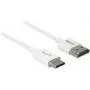 Cabo HDMI DeLOCK 85140 0,25 m tipo A para tipo C branco