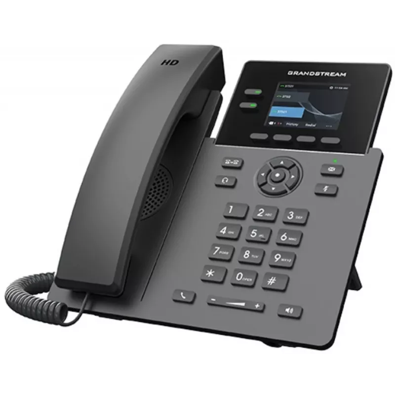 Telefone IP Grandstream GRP2610P com suporte PoE Carrier‑Grade e áudio HD