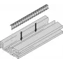 Calha horizontal SCHROFF H VT 84HP EMC - Acessório para rack (24576084)