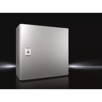 Caixa elétrica Rittal AX 1006.000, aço inoxidável, IP66, 380×380×210 mm