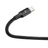 Baseus Rapid Cabo USB 3-em-1 1,5 m USB A USB C/Micro USB A/Lightning Preto